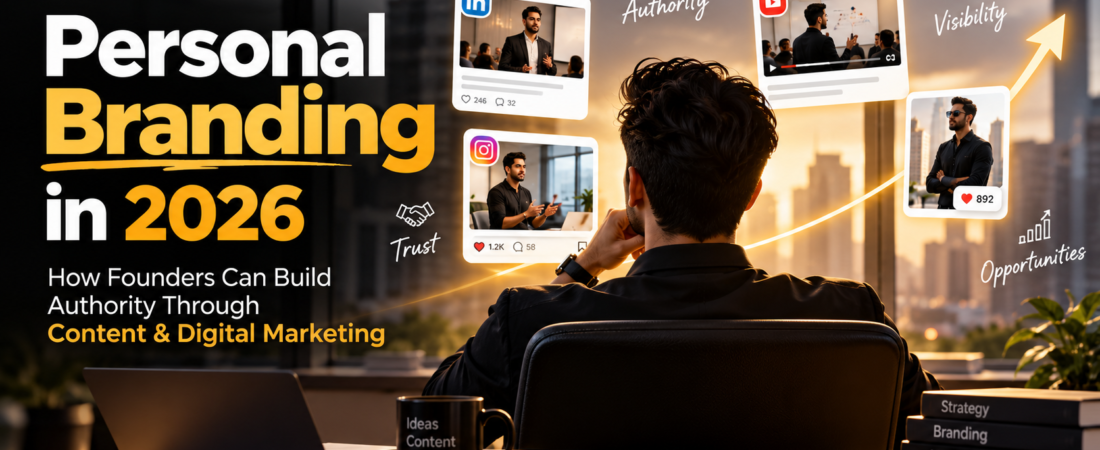 Personal Branding in 2026: How Founders Can Build Authority Through Content & Digital Marketing