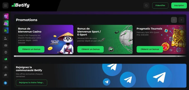 Découvrez le bonus Betify : offres sans dépôt et tours gratuits